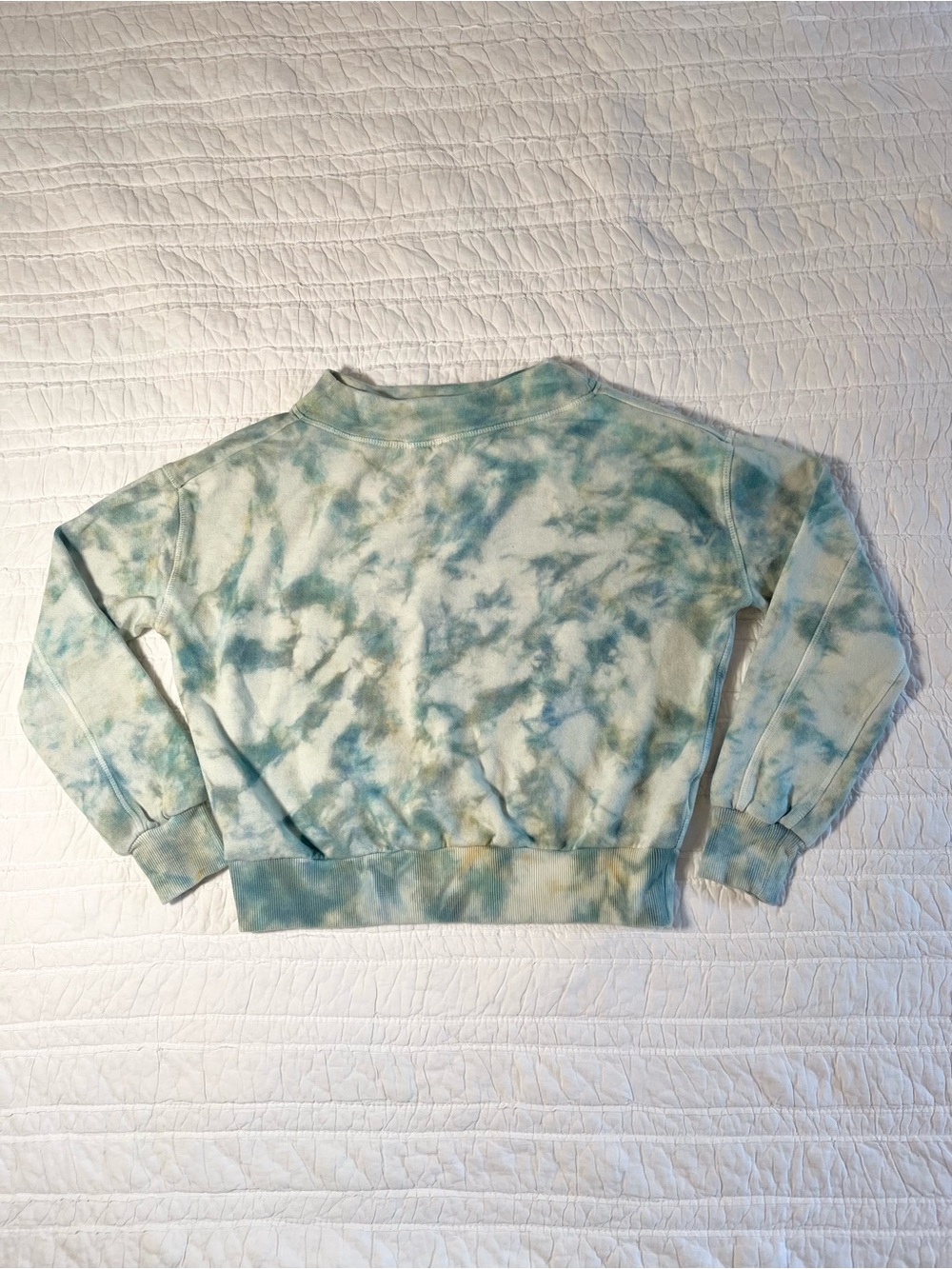 Anthropologie Pilcro Elayna Tie-Dye Mock Neck Sweatshirt Small